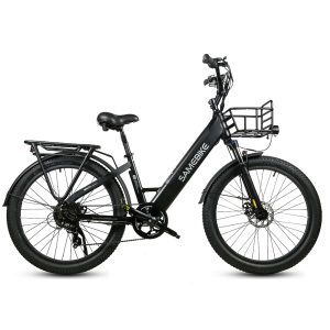 SAMEBIKE RS-A01 Plus Elektrische Stadsfiets – 26" Fatbike Forenzenfiets