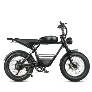 SAMEBIKE m20 i matte black side view